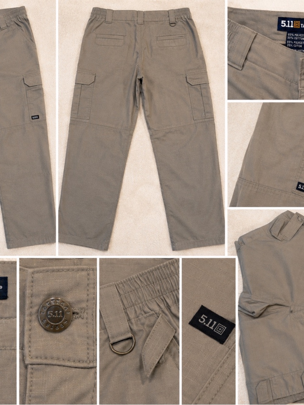 5.11 Tactical Men's Cargo Pants in Khaki